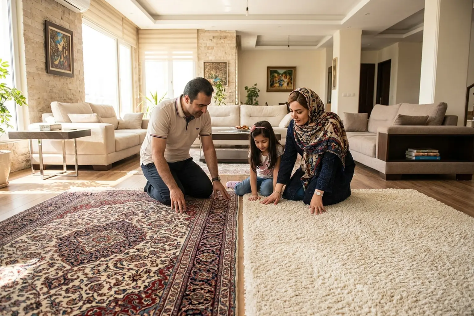 مقایسه انواع فرش